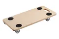 Metafranc Transportroller 590 x 290 mm 200 kg Tragkraft Sperrholz PU-Räder