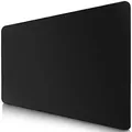 Sidorenko Gaming Mauspad XXL Schwarz - Großes Mousepad 350x260 mm - rutschfeste Schreibtischunterlage für Gaming und Büro - Fransenfreie Ränder - Präzises und langlebiges Large Mouse pad maxlvl