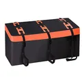 SUNORCHID Heckbox für Anhängerkupplung 150 x 61 x 61cm, 566 Liter 600D PVC Car Cargo Transportbox Wasserdicht Reißfest Faltbare Gepäckbox
