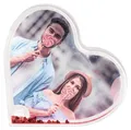 Hama Heart Acryl-Rahmen Herzförmig Transparent