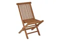 Outdoor Klappstuhl RIVA, Braun, Teakholz massiv, Klappbar, (1 St), B 43 x H 89 x T 47 cm