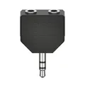 HAMA Audio-Adapter, 3,5-mm-Klinken-St. - 2 x 3,5-mm-Klinken-Kupp., #1907176