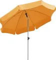 Mittelstockschirm Schneider Schirme Locarno Ø 200 cm mandarine mit UV-Schutz 50+, wasserabweisende Polyesterbespannung,