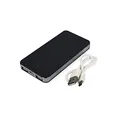 CLE USB Ladestation PowerBank 4000mAh Slim schwarz Ladegerät mit Kontrollleuchten