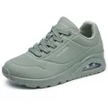Skechers Street Uno - Stand on Air Sneaker Freizeitschuh, Halbschuh, Schnürschuh mit Memory Foam grün 37 EU
