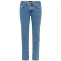 BOSS ORANGE Slim-fit-Jeans DELAWARE BO mit BOSS Leder-Badge blau 34