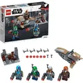 LEGO 75267 Star Wars Mandalorianer Battle Pack Set mit 4 Minifiguren, Speeder-Bike und Verteidigungsfestung