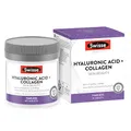 SWISSE Kollagen und Hyaluronsäure – Nahrungsergänzungsmittel 30 Kollagen Hyaluron Kapseln Timeless mit Vitamin C Vitamin E Kupfer, Made in Italy