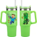Paladone Products Minecraft Green 900ml Multiway Travel Cup Straw (0.90 l) (PP14600MCF)