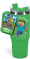 Gadget - Minecraft: Paladone - Green (Bicchiere Da Viaggio Con Cannuccia 900 Ml)