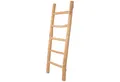 UNUS HOME Regalleiter Deko-Holzleiter (120cm, naturfarben), Dekoleiter, Gartendeko, Pflanzenhalter, Handtuchleiter, Holzleiter