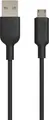 Muvit, Micro-USB-Kabel auf USB 2.0 2.4A Laden und Synchronisieren 1,2m, Schwarz