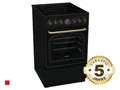 Standherd Gorenje Classico Collection GECS5B70CLB Schwarz ExtraSteam 50cm breit