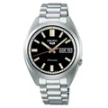Seiko 5 Sports SRPK89K1 Automatik Uhr Stahlarmband Schwarzes Zifferblatt