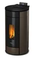 FreePoint Pelletofen Globe Stahl 10,5 kW schwarz-braun