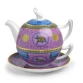 Tea For One Set Olly Elefant Fine Bone China Porzellan Kännchen Tasse Untertass