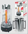 Vertikaler Elektrogrill Schaschlikgrill Tischgrill Dönergrill 6 Schaschlikspieße