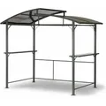 Leco Profi-Grillpavillon XXL mit Polycarbonat-Dach,,275 x 165 x 233 cm (L x B x H)