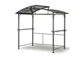 Leco Grillpavillon "XXL", (Dach aus 6 mm Polycarbonat Stegplatten, mit Dach aus Polycarbonat Doppelstegplatten), 275 x 165 x 235 cm