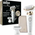 Braun 9-041 Silk-Epil 9 Flex 3D Bikinibeinepilierer + 4 Zubehörteile