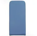 Handytasche Slim Leder Flip Handyhülle für iPhone 4 4s Blau Schutz Tasche (Flip Cover)