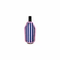 Gift Company Kühlmanschette Froid Streifen Flaschenkühler Weinkühler Blau / Rosa