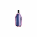Gift Company Kühlmanschette Froid Streifen Flaschenkühler Weinkühler Blau / Rosa