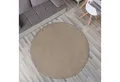 TT Home Teppich Kinderzimmer, Rund, Höhe: 24 mm, Krabbelmatte Babyzimmer Teppich Spielmatte Kinder Unifarben Rutschfest
