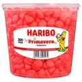 1 Dose Haribo Primavera  Erdbeeren 1150g Schaumzucker 500er Mini