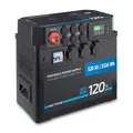 ECTIVE - AccuBox 120S tragbare Powerstation 1500Wh, 3000W Wechselrichter - Mobiler Stromgenerator mit LiFePO4 Batterie, Solarladeregler & vielen Anschlüssen Akku-Stromspeicher für autarke Versorgung