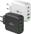 30x Goobay 64818 USB-C™ PD GaN Multiport-Schnellladegerät (68 W) weiß, weiß - 2x