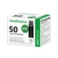 medisana 50x Blutzuckerteststreifen zur Blutzuckerselbstbestimmung MediTouch2