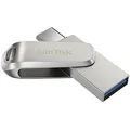 SanDisk USB-Stick Ultra Dual Drive Luxe Type-C silber 64 GB, 1 St.