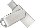 SanDisk Ultra Dual Luxe USB-Zusatzspeicher Smartphone/Tablet Silber 64 GB USB-C (USB 3.2 Gen 1)