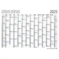 2025 ADINA Plakatkalender Wandkalender A2 60x42cm Lieferung: gefaltet