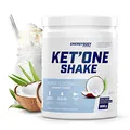 Energybody KET'ONE Shake „Kokos" 600 g/Protein Pulver für die Ketogene Ernährung/Keto Shake mit MCT Pulver & Molkenproteinisolat/reich an essentiellen Aminosäuren & BCAAs