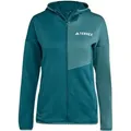 adidas Terrex XPR Light Fleece Laufjacke Damen-Petrol, Größe S