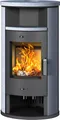 Accente Kaminofen Verona II Stahl, grau, Naturstein 7,5 kW