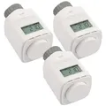 3 Stück IOIO HT 2000  Elektronischer Thermostat Heizkörperthermostat spart bis 30% Heizkosten - Weiß