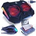 AABCOOLING MANTIS NOTEBOOK LAPTOP KÜHLER 2 X RED LED LÜFTER USB RGB LED 10-16"