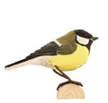 Wildlife Garden Dekoobjekt Dekovogel Kohlmeise