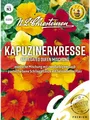 Chrestensen Kapuzinerkresse Variegated Queen Mischung - Panaschiert Weißbunt - Rankend 2m Bodendecker - Tropaeolum majus Saatgut - Bienenfreundlich - Blattschmuck Kletterpflanze