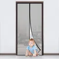 Fliegengitter Tür Magnet 140x240cm Insektenschutz Balkontür Fliegenvorhang Kl...