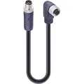 Lumberg Automation 934853307 Sensor-/Aktor-Anschlussleitung M12 Stecker, gerade, Buchse, gewinkelt 2.00 m Polzahl Sensoren: 3+PE 1 St.