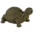 Ubbink Polyresin-Wasserspeier Schildkröte, ca. B21/H14/T18 cm, Anthrazit, Bronze