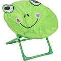 Relaxdays Moonchair, Grün, Textil, Metall, Kunststoff, Tiere, 1-Sitzer, 50x47x48 cm, Kinder- & Jugendzimmer, Kindermöbel, Kindersitzmöbel & -tische, Kindersessel & -sofas