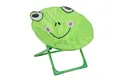 relaxdays Campingstuhl Faltbarer Moonchair für Kinder, Frosch