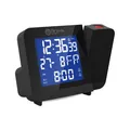 Funk Projektionswecker Schwarz DCF77 2 Alarme Temperatur Datum Wochentag Uhrzeit