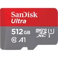 SANDISK Ultra (512 GB, microSDXC, UHS-I) (SDSQUAC-512G-GN6FA)