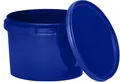 BenBow Eimer mit Deckel 0,5l blau 1x 0,5 Liter - lebensmittelecht, stabil, luftdicht - auslaufsicher, geruchsneutral - Aufbewahrungsbehälter aus Kunststoff – leer